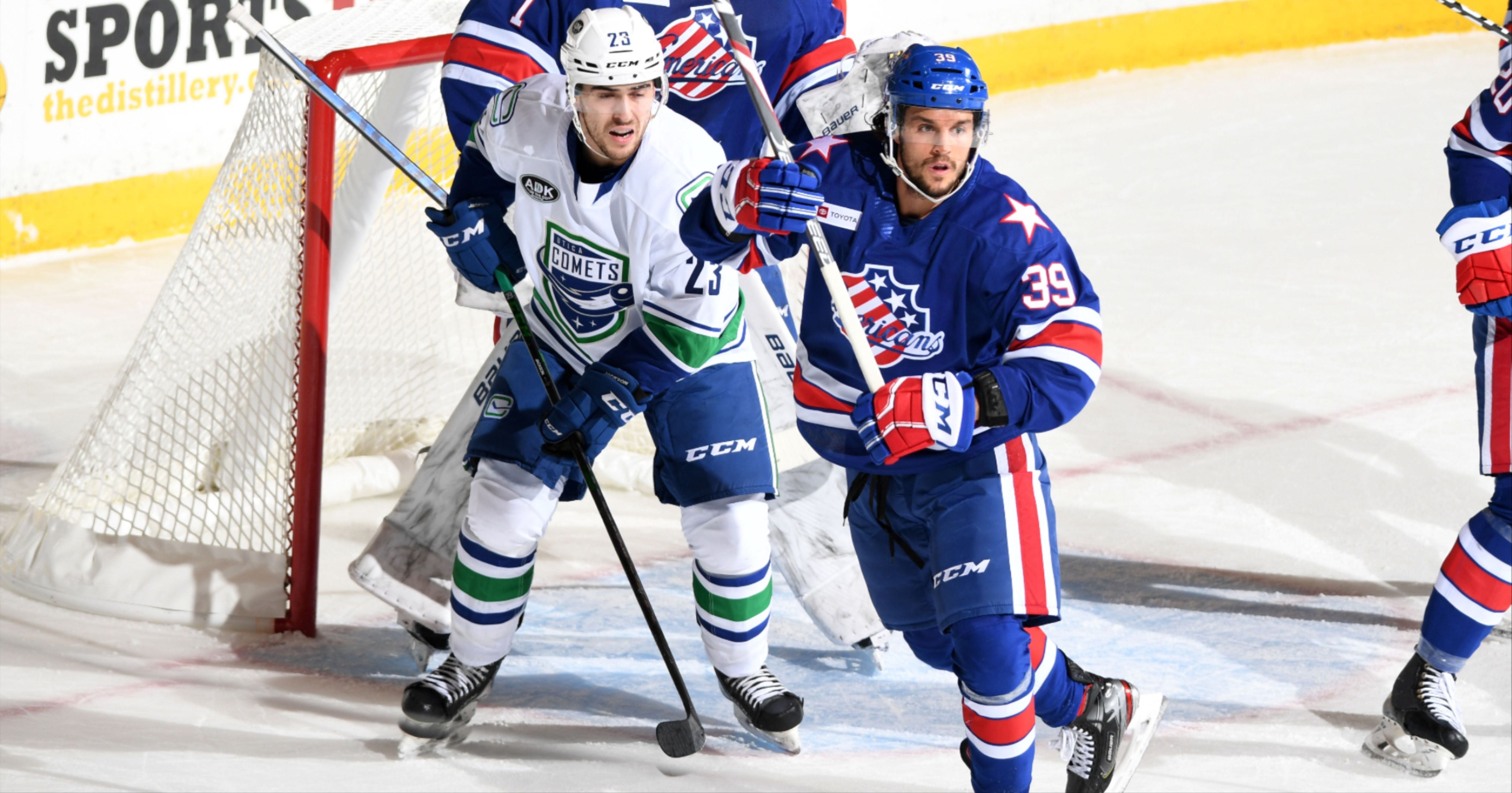 COMETS DEFEATED BY AMERICANS, 4-2