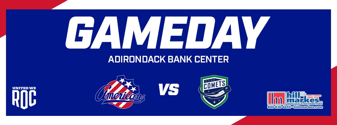 AMERKS BEGIN BUSY FINAL WEEK TONIGHT IN UTICA