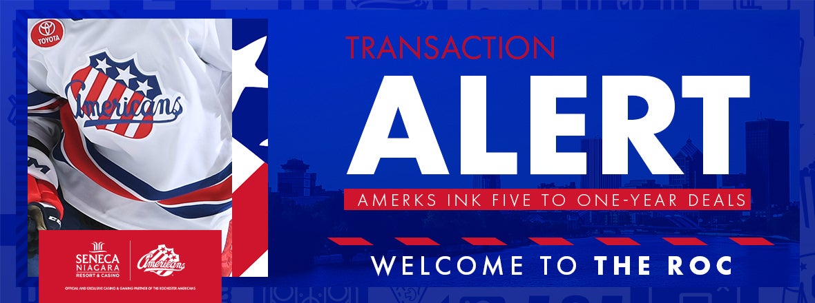 AMERKS SIGN FIVE TO AHL DEALS