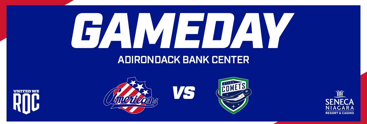 AMERKS OPEN BUSY WEEK TONIGHT IN UTICA