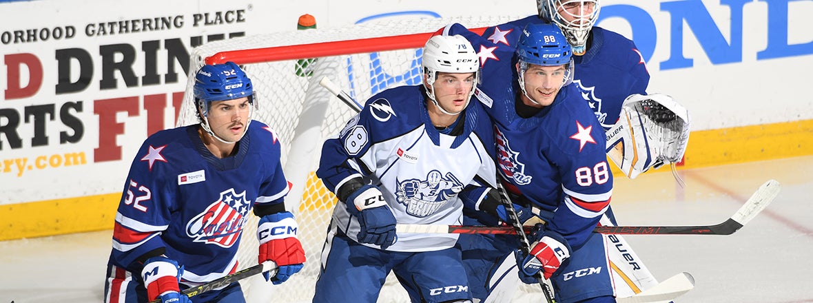 Rochester Americans Official Center Ice Game Puck –