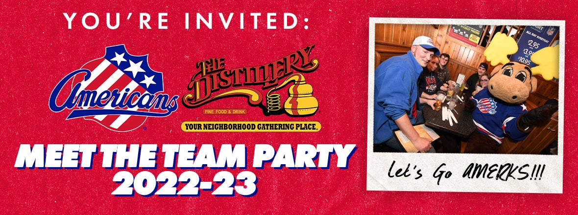 “MEET THE PLAYERS” PARTY RETURNS TO THE DISTILLERY ON MONDAY, OCT. 17