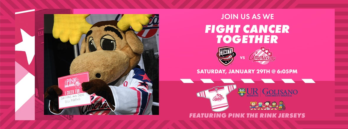 PINK THE RINK NIGHT SET FOR SATURDAY