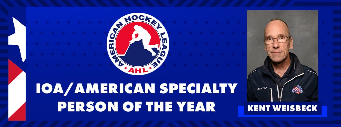 WEISBECK NAMED AMERKS’ WINNER OF IOA/AMERICAN SPECIALTY PERSON OF THE YEAR AWARD FOR 2021-22 SEASON