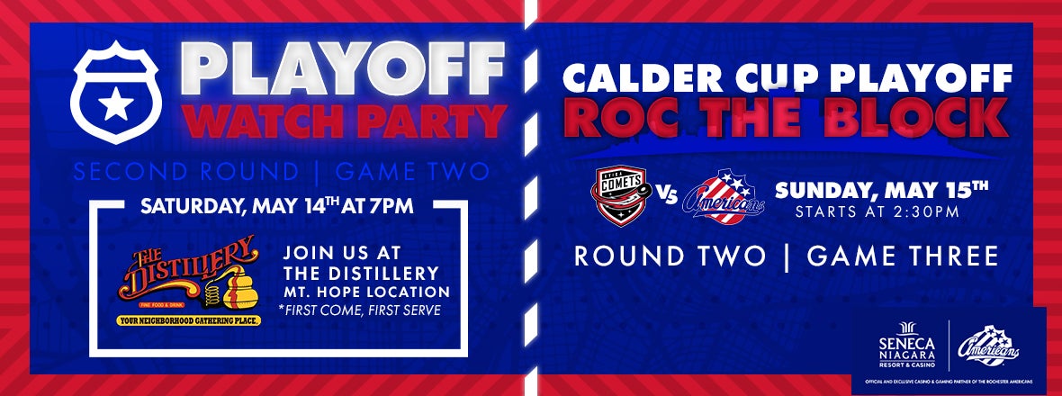 JOIN THE AMERKS FOR A WEEKEND OF PLAYOFF HOCKEY