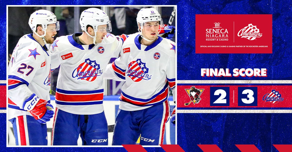 HINOSTROZA CAPS AMERKS COMEFROMBEHIND WIN Rochester Americans