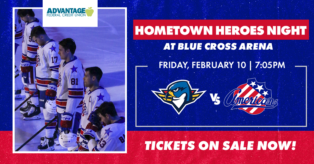 AMERKS CELEBRATING ANNUAL HOMETOWN HEROES NIGHT FEB. 10 AGAINST ...