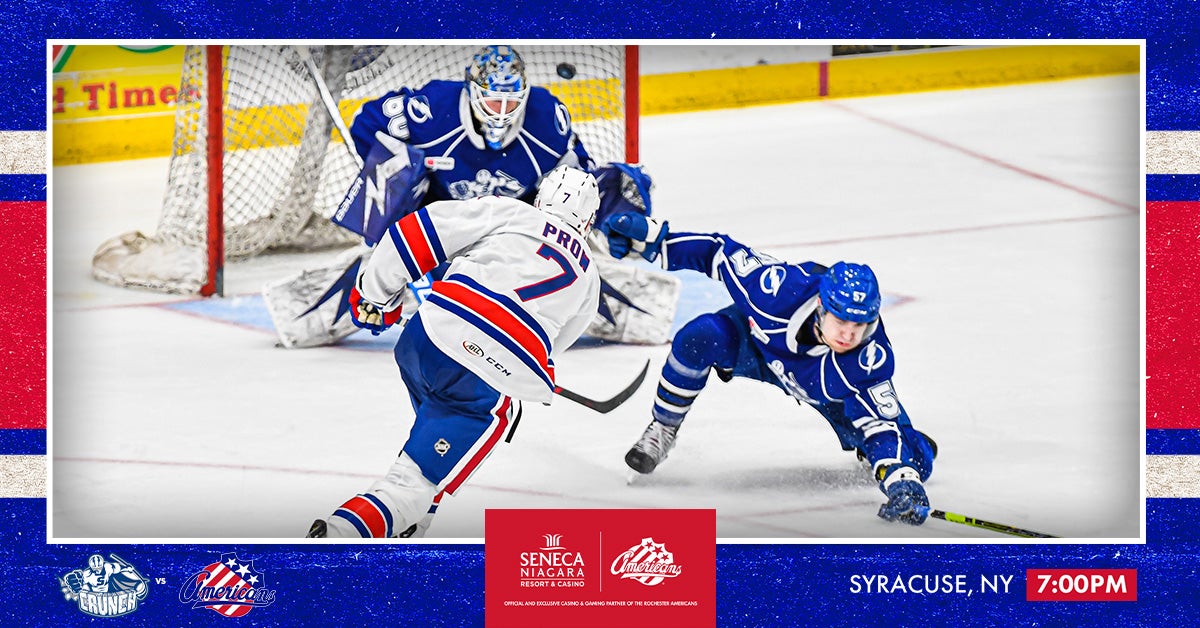 GAME PREVIEW AMERKS TRAVEL TO SYRACUSE TONIGHT Rochester Americans
