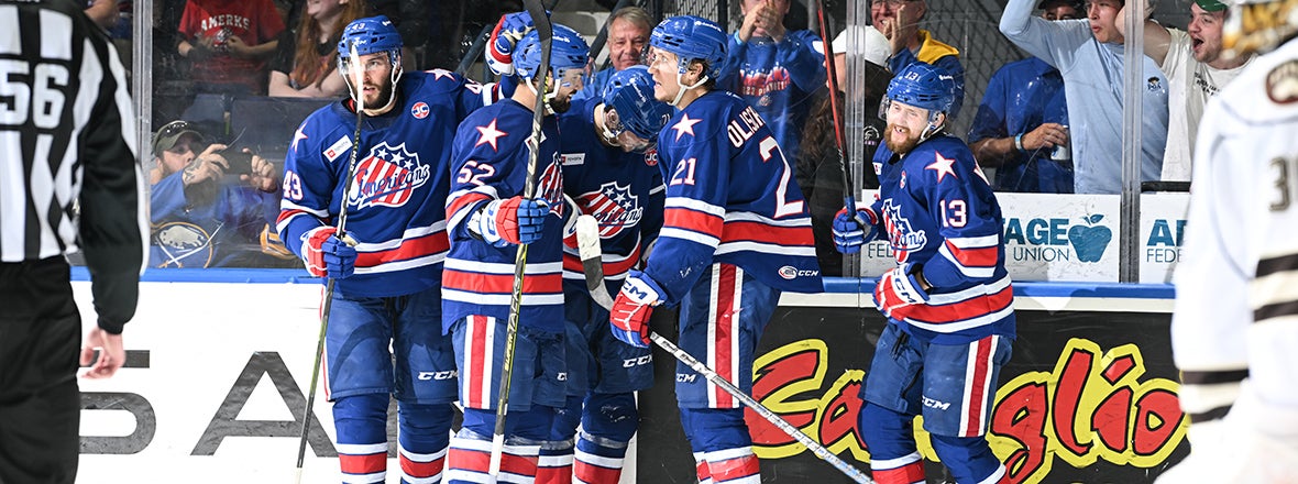 AMERKS REMAIN POSITIVE HEADING TO HERSHEY FOR GAME 5