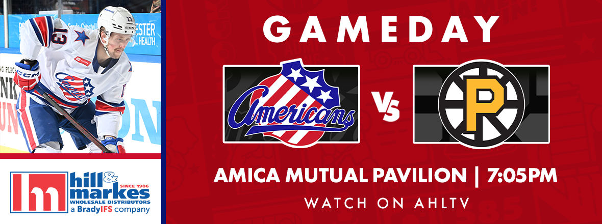 AMERKS OPEN ATLANTIC DIVISION SWING TONIGHT IN PROVIDENCE