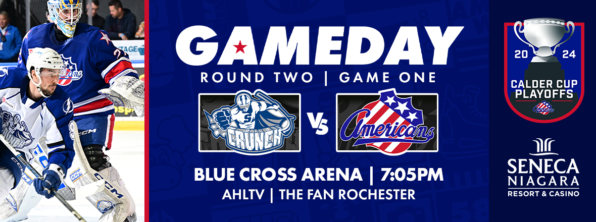 AMERKS HOST CRUNCH IN PLAYOFF OPENER TONIGHT