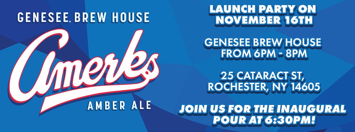 AMERKS, GENESEE BREW HOUSE ANNOUNCE RETURN OF AMERKS AMBER ALE