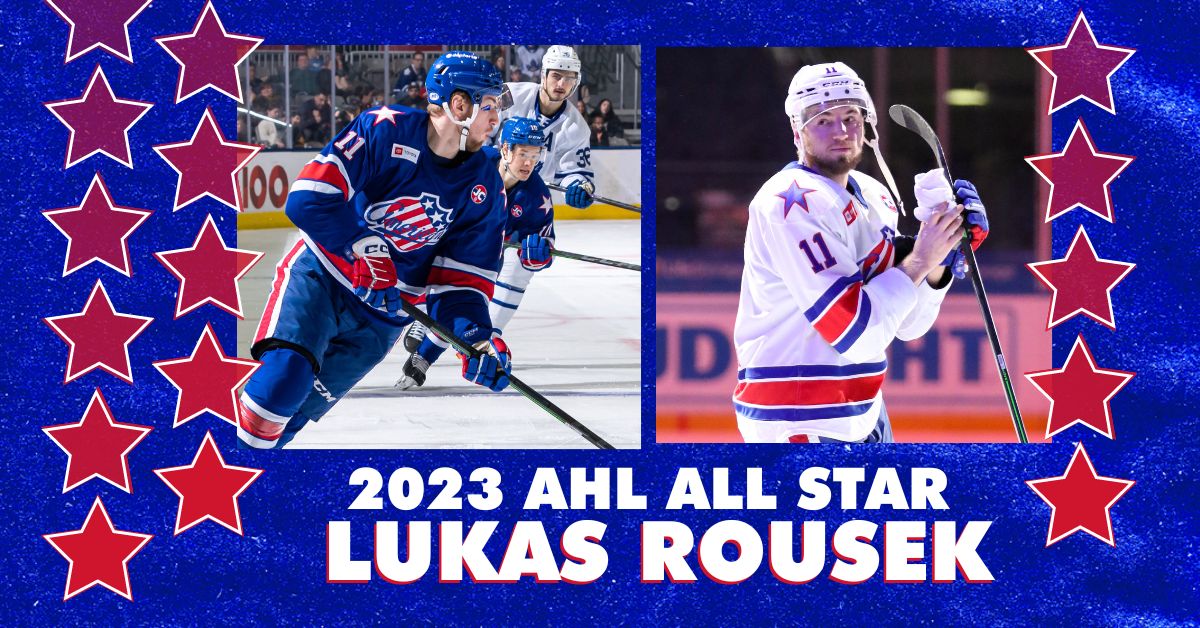ROUSEK ADDED TO NORTH DIVISION ROSTER FOR 2023 AMERICAN HOCKEY LEAGUE ...