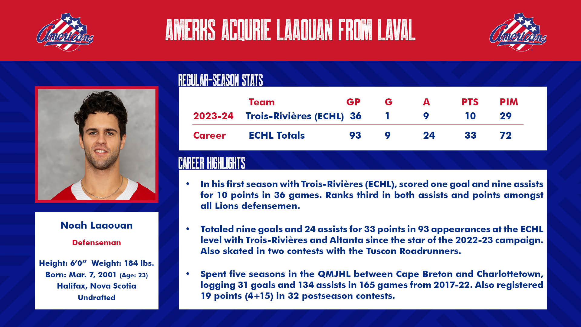 Amerks acquire Laaouan.jpg