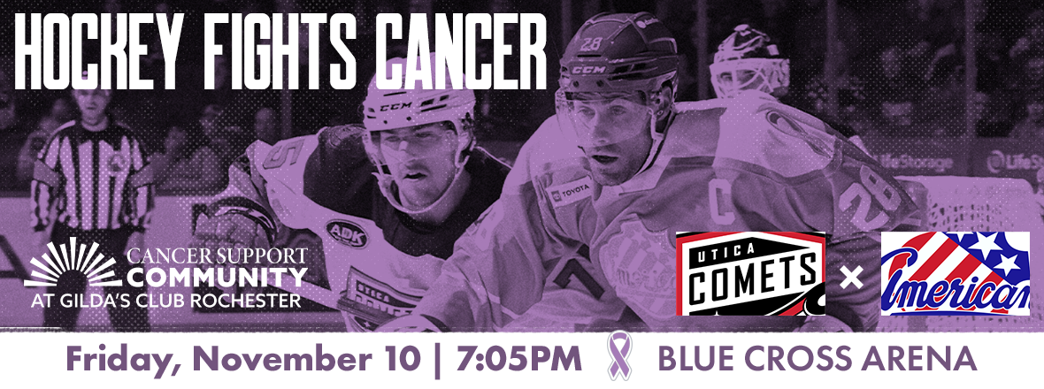 HOCKEY FIGHTS CANCER NIGHT NOVEMBER 10