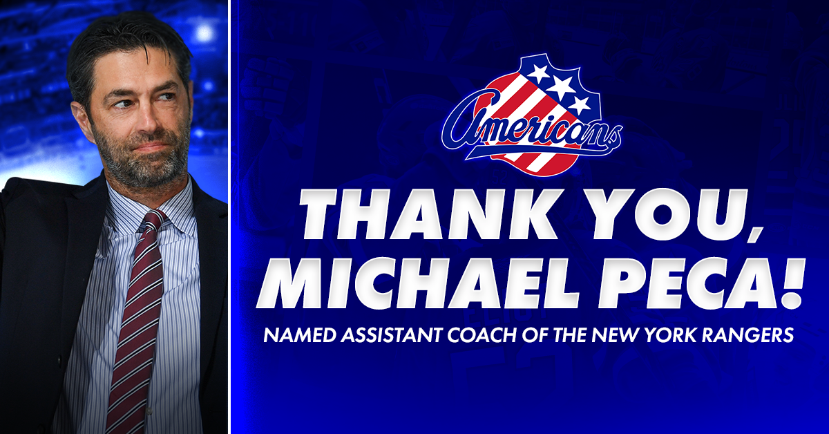 Amerks add Michael Peca as assistant coach