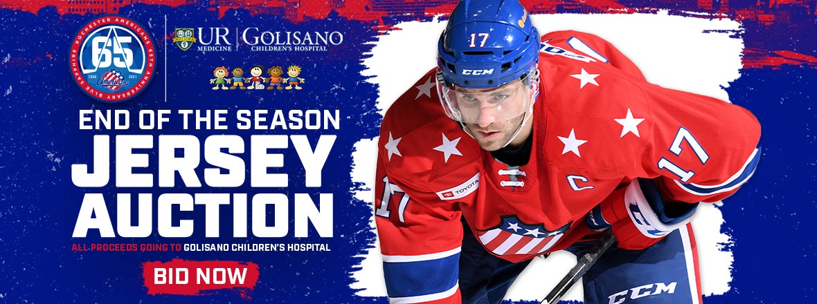BIDDING NOW OPEN FOR AMERKS 65TH ANNIVERSARY JERSEYS