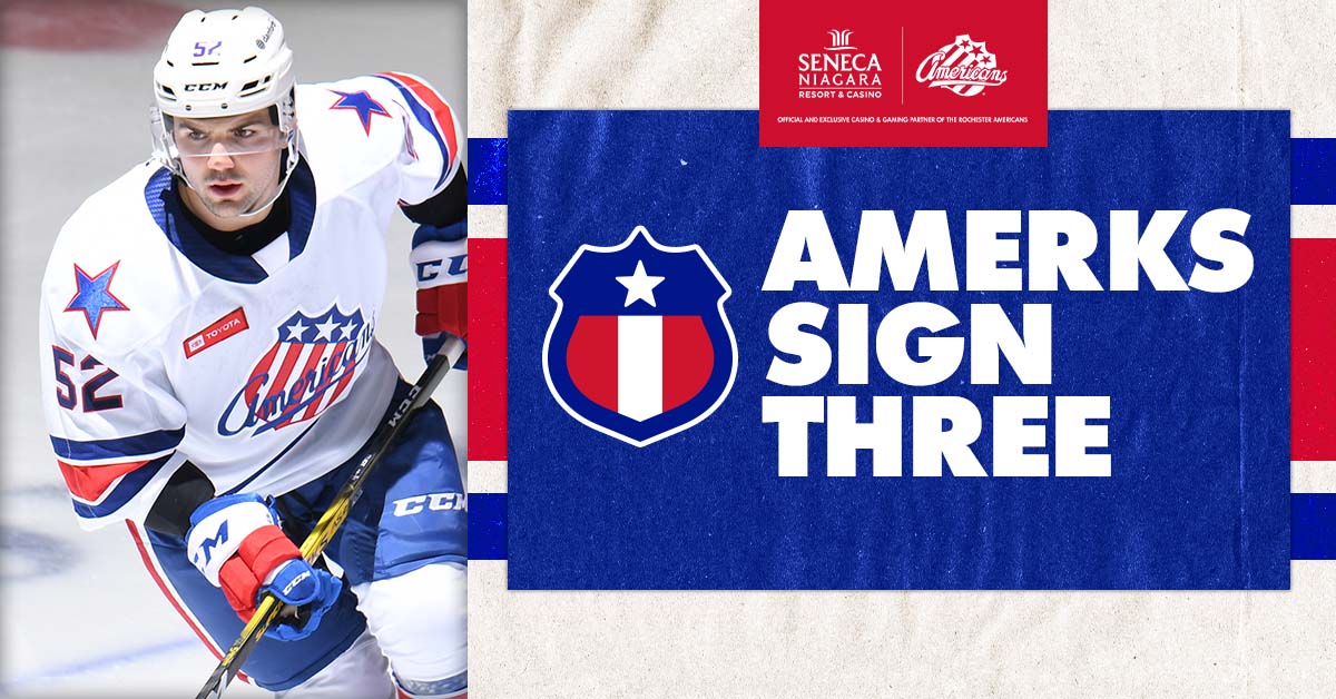 COMETS SIGN THREE PLAYERS TO AHL CONTRACTS