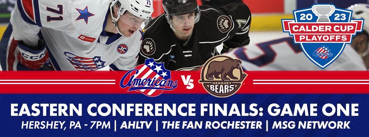 AHL'S TWO OLDEST TEAMS MEET IN GAME 1 OF CONFERENCE FINALS TONIGHT