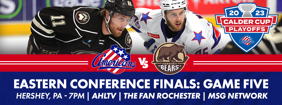 AMERKS RETURN TO HERSHEY FOR MUST-WIN GAME 5