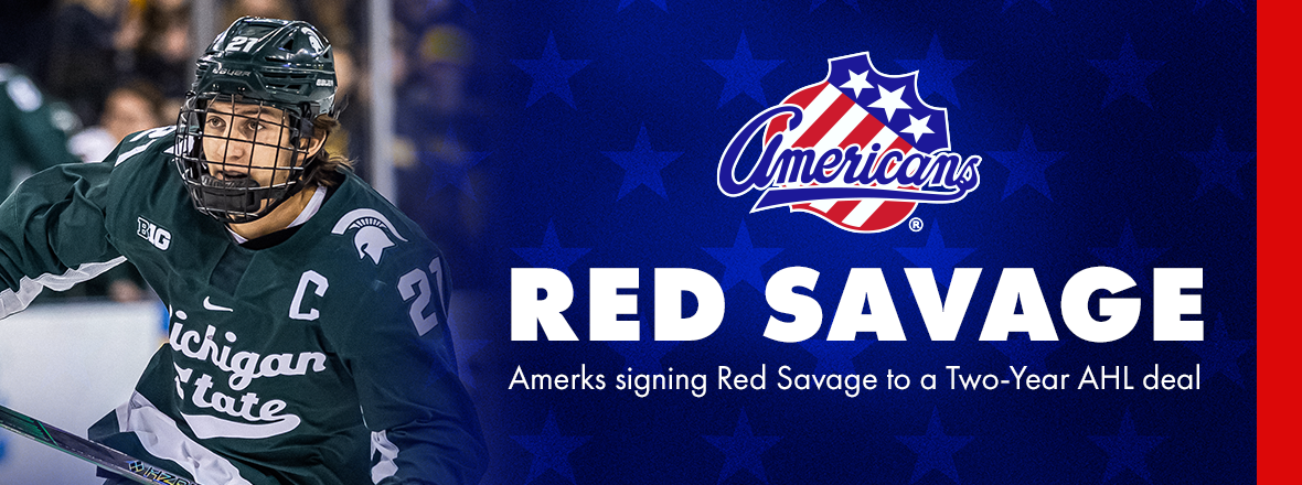 AMERKS SIGN SAVAGE TO TWO-YEAR AHL CONTRACT