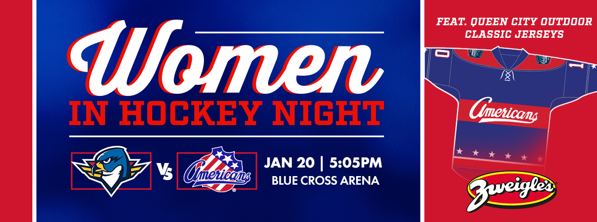 JOIN THE AMERKS FOR WOMEN IN HOCKEY NIGHT SATURDAY