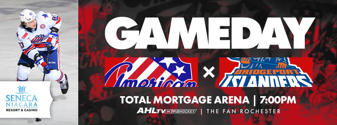 AMERKS SAIL TO BRIDGEPORT FOR FACE-OFF WITH ISLANDERS