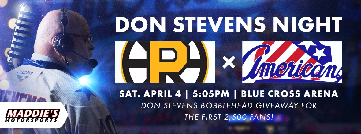 AMERKS HOSTING DON STEVENS NIGHT APRIL 4 
