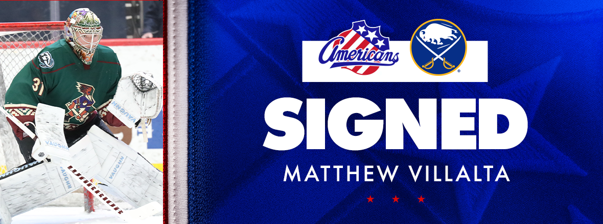 SABRES AGREE TO TERMS WITH VILLALTA