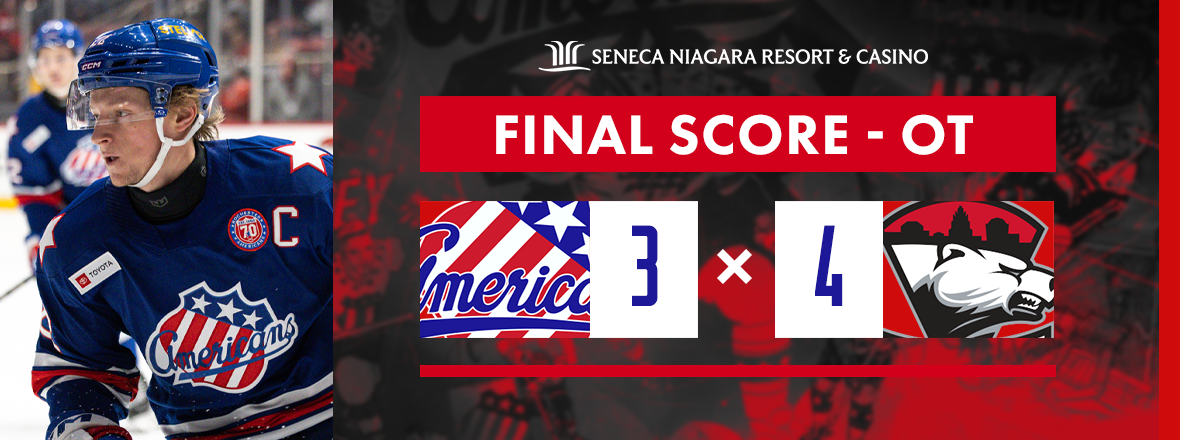 AMERKS FALTER IN THIRD, FALL TO CHECKERS IN OVERTIME