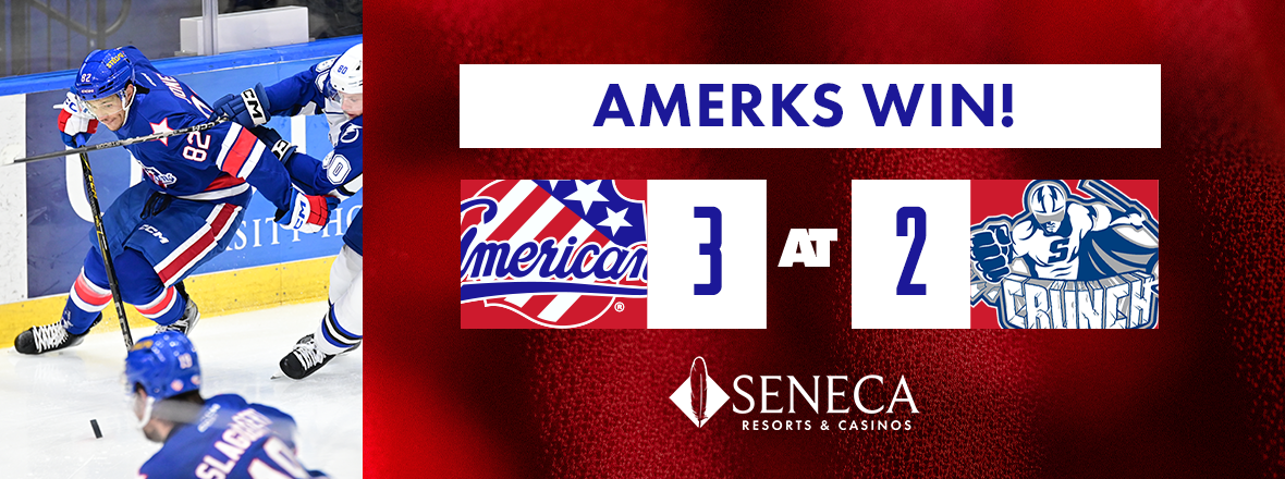 AMERKS OUTLAST CRUNCH IN OVERTIME