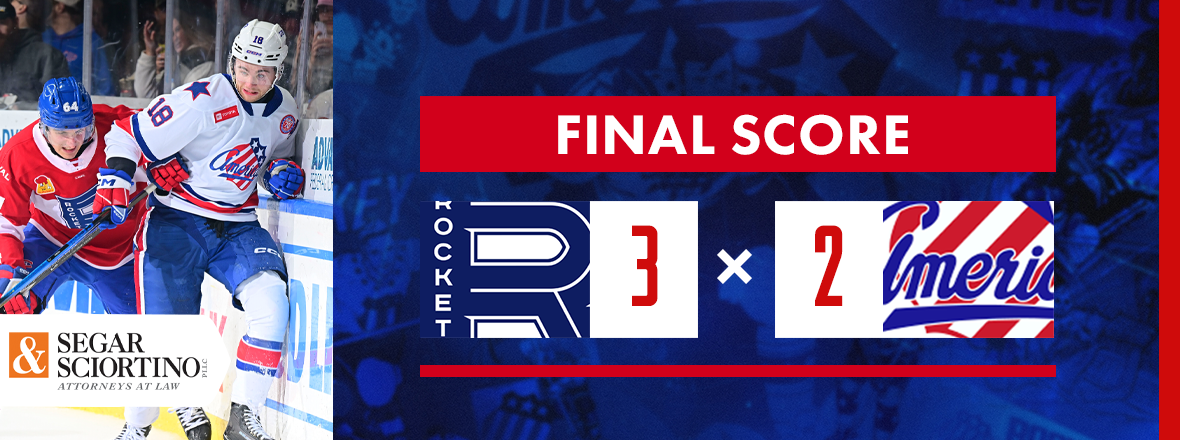 AMERKS CAN'T COMPLETE COMEBACK IN 3-2 LOSS TO LAVAL