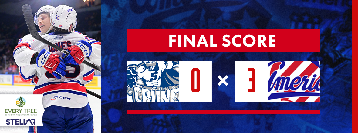 JONES, LEVI POWER AMERKS TO SHUTOUT WIN OVER CRUNCH