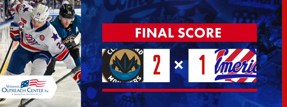 AMERKS COME UP SHORT TO MONSTERS