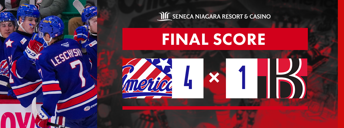 AMERKS ROLL TO FOURTH STRAIGHT WIN IN BELLEVILLE