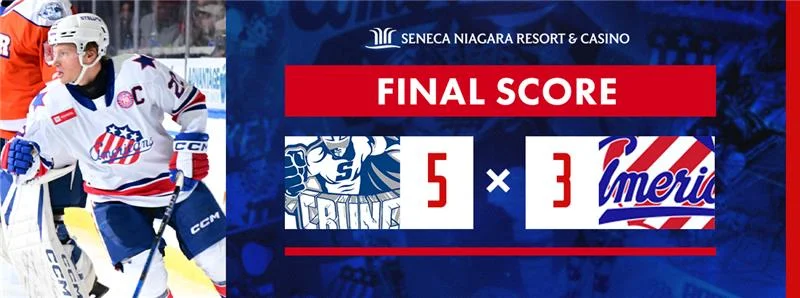 AMERKS COMEBACK FALLS SHORT IN 5-3 LOSS TO CRUNCH