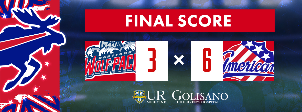 HELENIUS' HAT TRICK POWERS AMERKS PAST HARTFORD