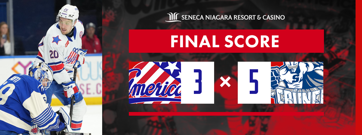 AMERKS COME UP SHORT IN SYRACUSE