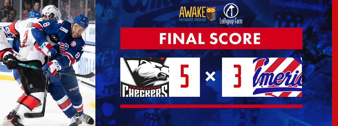 AMERKS HOME WIN STREAK SNAPPED IN LOSS TO CHARLOTTE