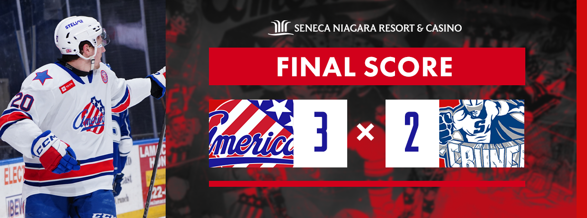 AMERKS INCH CLOSER TO PLAYOFF SPOT WITH THIRD STRAIGHT WIN