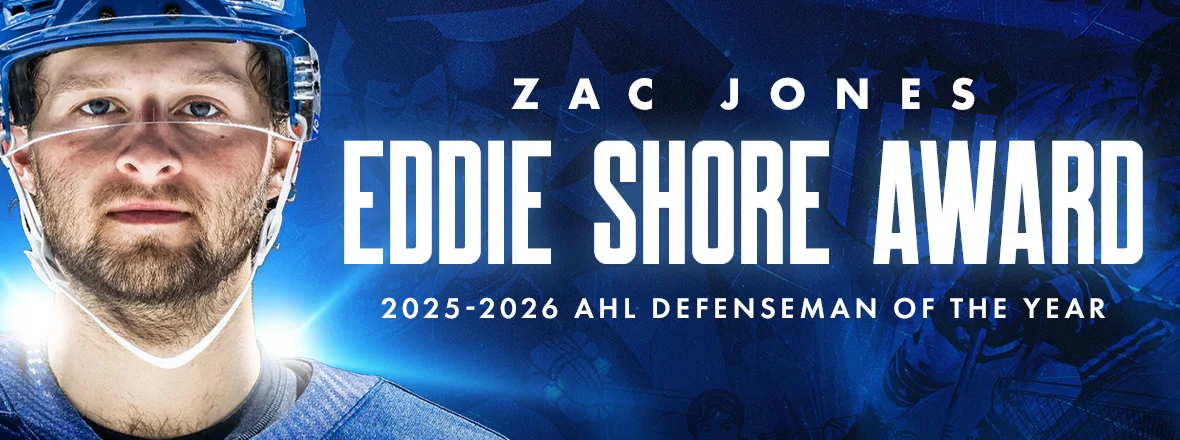 JONES NAMED EDDIE SHORE AWARD WINNER