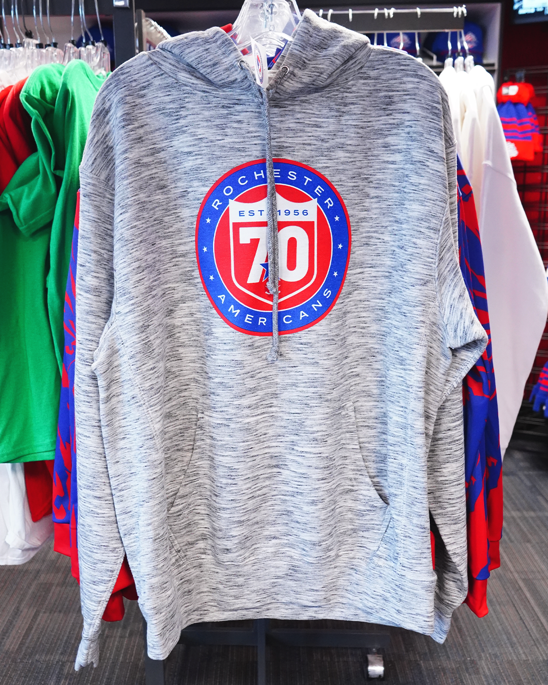 Gray 70th Season Hoodie