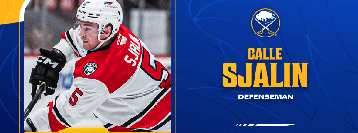SABRES ACQUIRE SJALIN, SEVENTH-ROUND PICK FROM FLORIDA