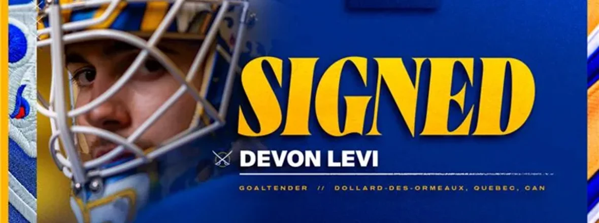 SABRES RE-SIGN LEVI TO TWO-YEAR DEAL
